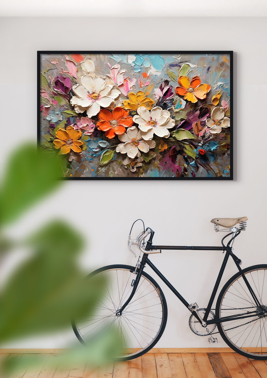 Colorful Textured Flowers