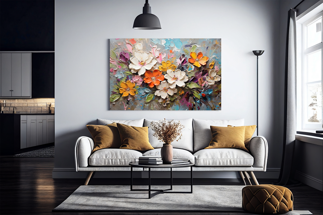 Colorful Textured Flowers