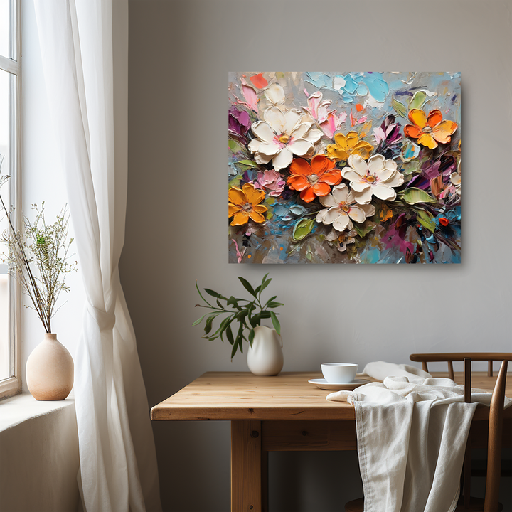 Colorful Textured Flowers