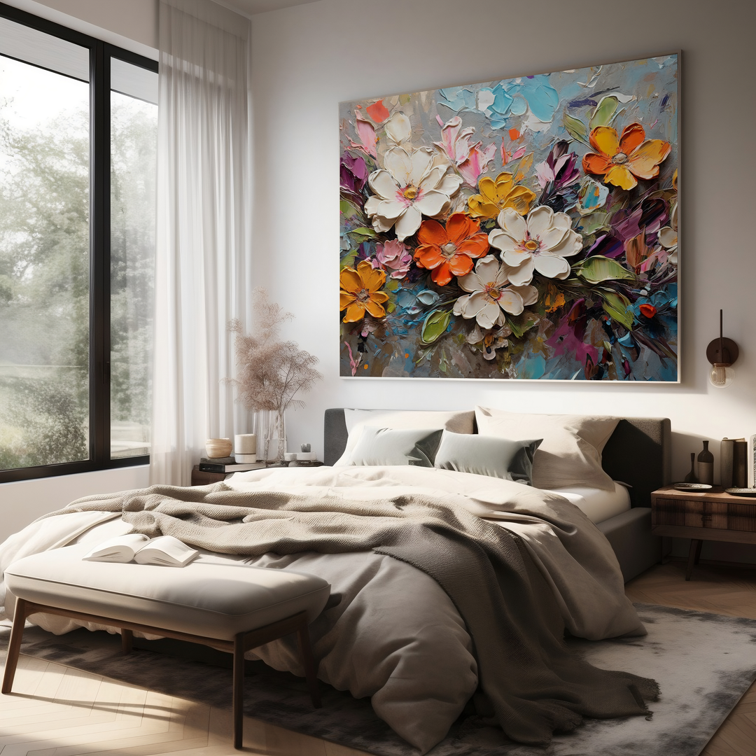 Colorful Textured Flowers