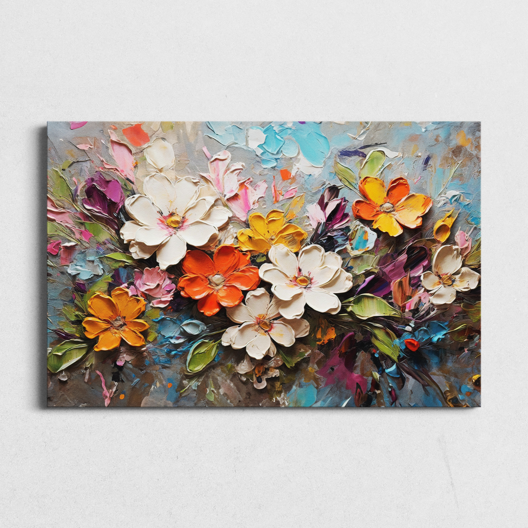 Colorful Textured Flowers