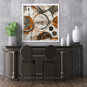 Copper and Gray Circle Play