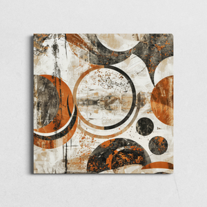 Copper and Gray Circle Play