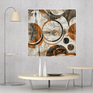 Copper and Gray Circle Play