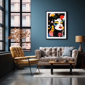 Dadaist Portrait Of A Girl