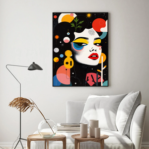 Dadaist Portrait Of A Girl