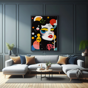 Dadaist Portrait Of A Girl