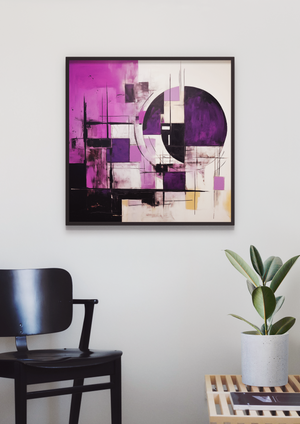 Deep Plum Abstraction