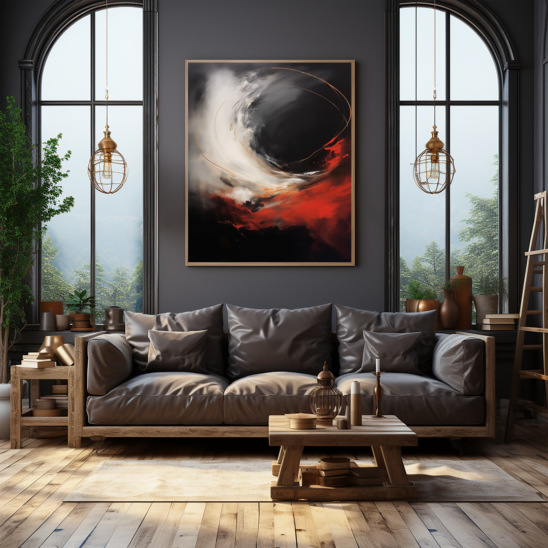 Red and White Mist