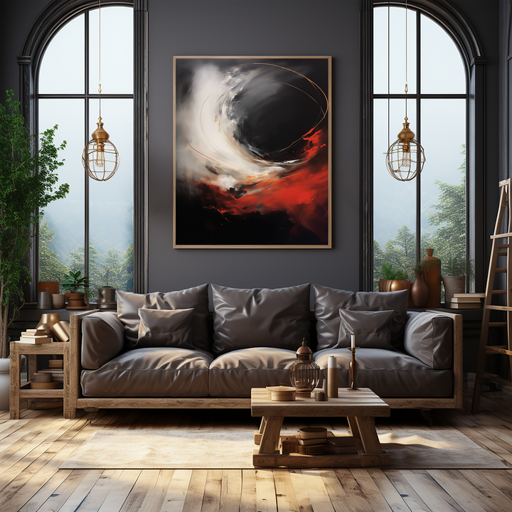 Red and White Mist