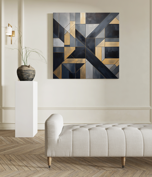 Luxurious Geometry in Metallic Tones