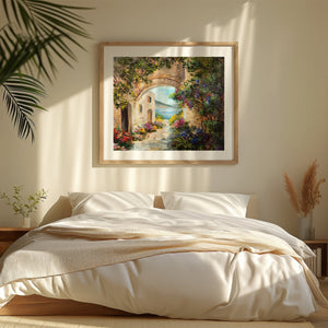 Floral Archway to Sea