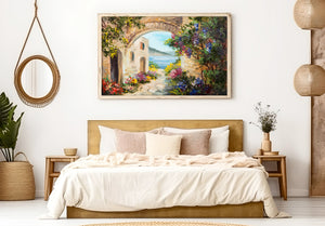 Floral Archway to Sea