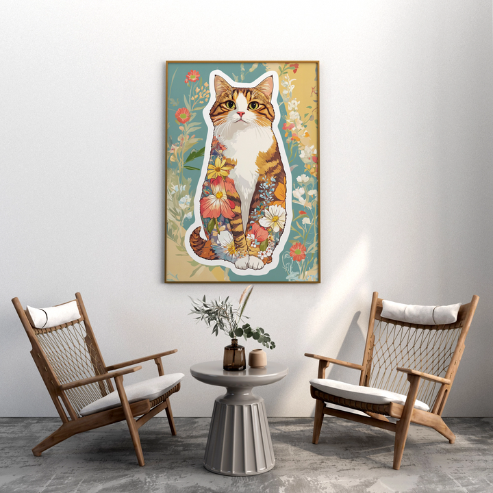 Floral Kitten