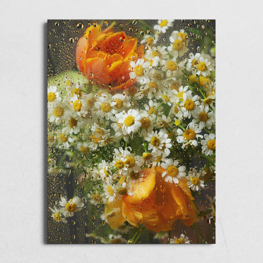Flowers In Rain