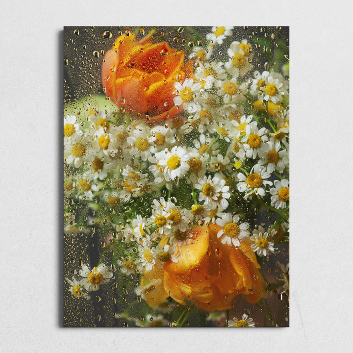 Flowers In Rain