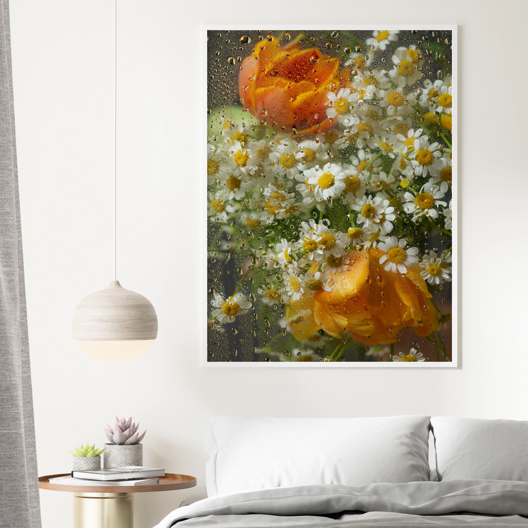 Flowers In Rain