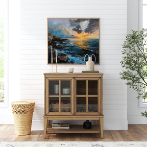 Fuming Waves Under a Clear Sky