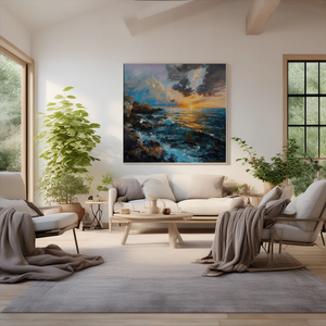 Fuming Waves Under a Clear Sky