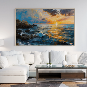 Fuming Waves Under a Clear Sky