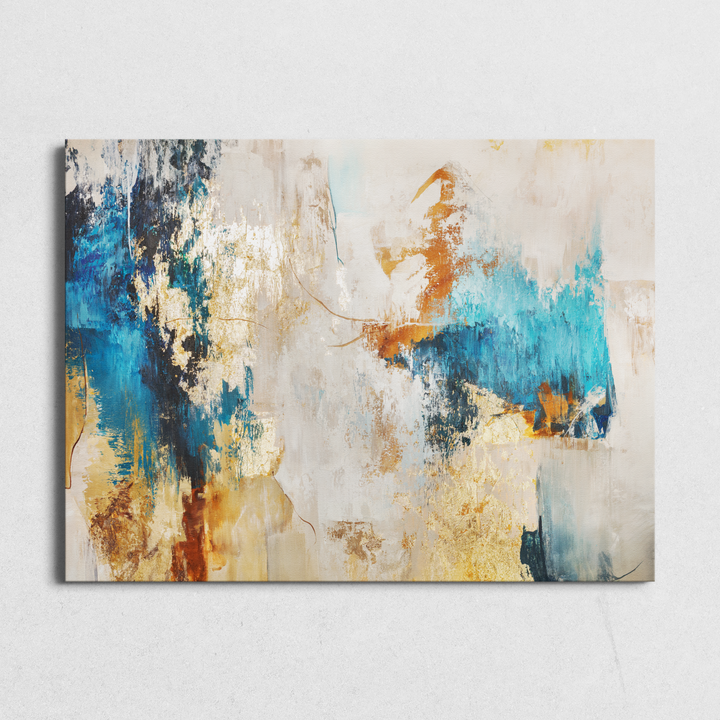 Gold And Blue Waves