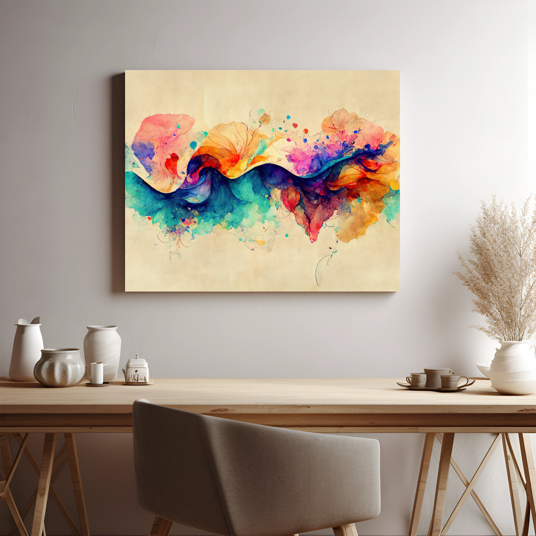 Lively Waves of Color