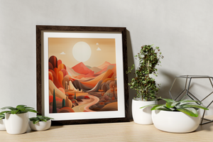 Desert's Geometric Harmony