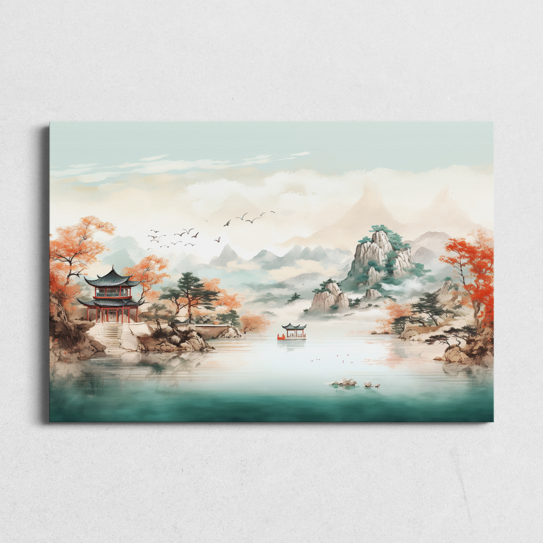Misty Asian Retreat