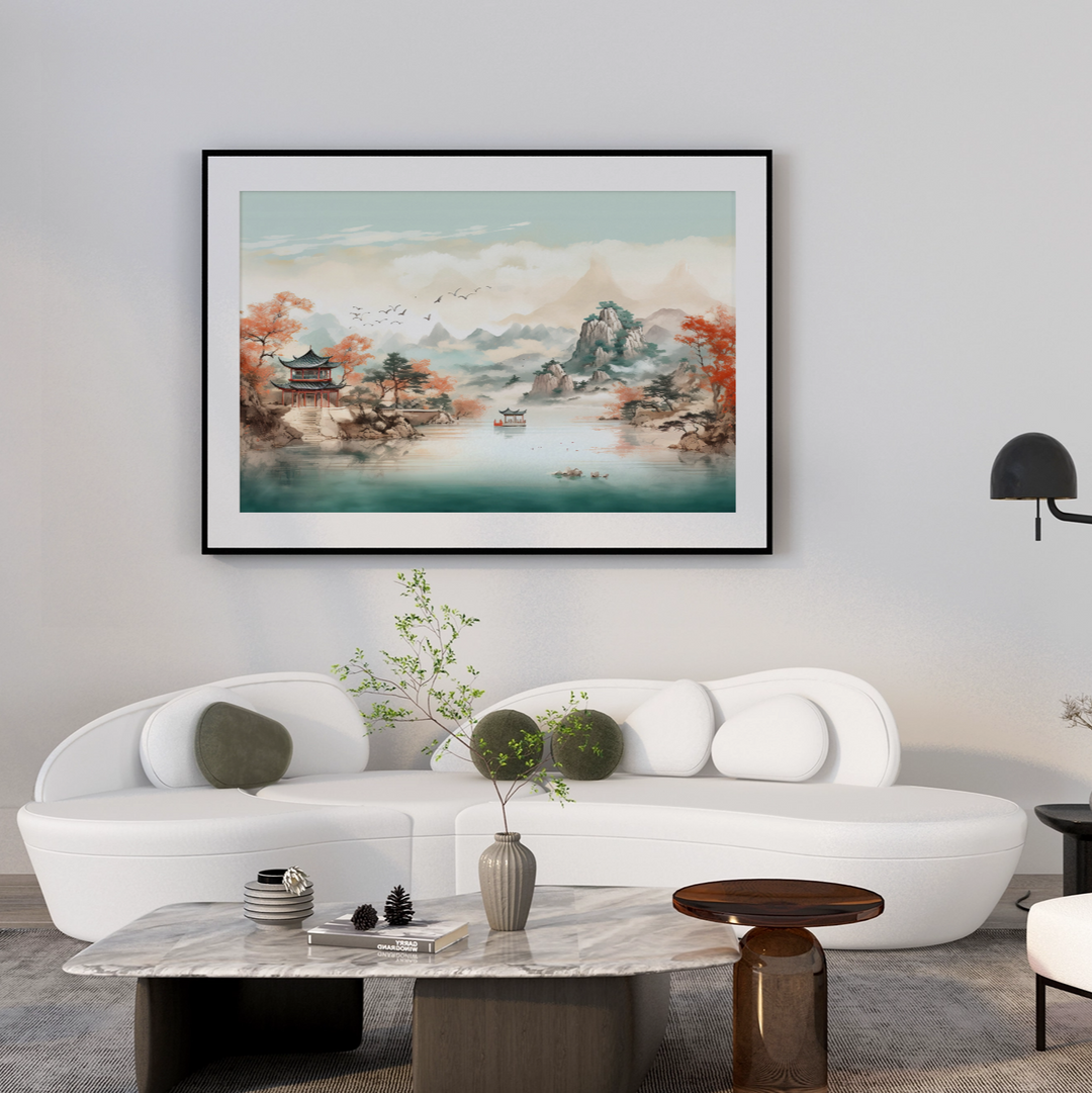 Misty Asian Retreat