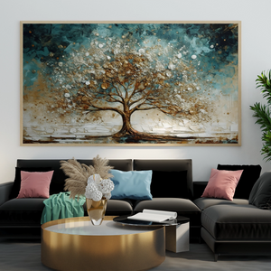 Mystic Tree in Blue Mist