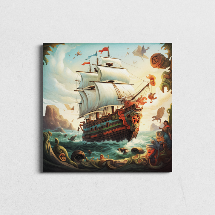 Pirate Ship Sailing
