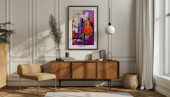 Purple Abstract Melodies