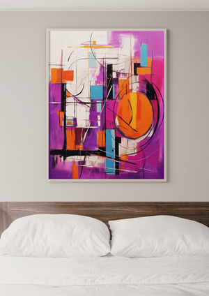 Purple Abstract Melodies