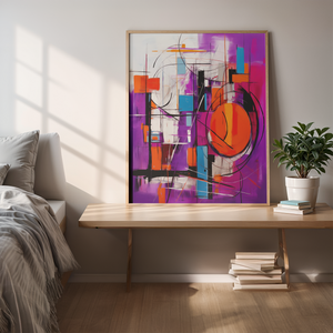 Purple Abstract Melodies