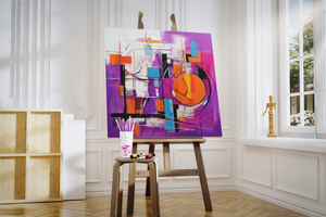 Purple Abstract Melodies