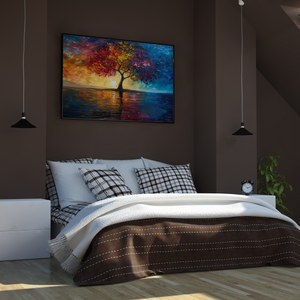 Radiant Tree in Dusk