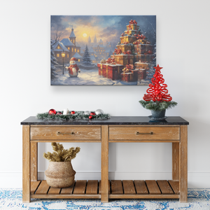 Snowman and Presents