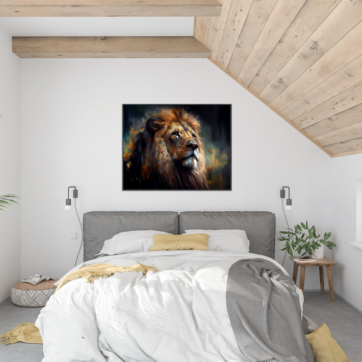 Striking Lion