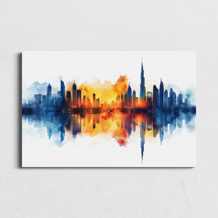 Urban Echoes in Watercolor