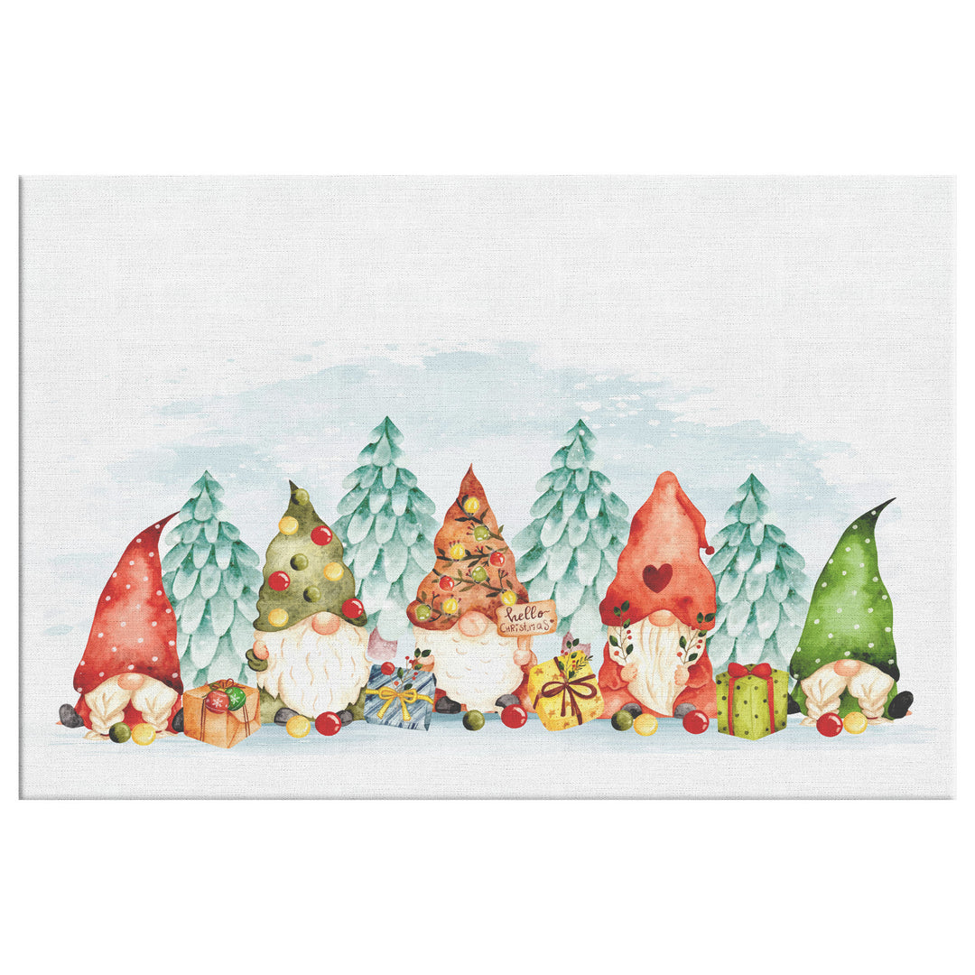 Watercolor Christmas Gnomes
