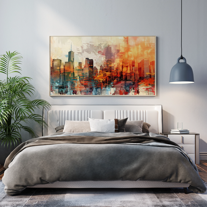 Watercolor Skyline