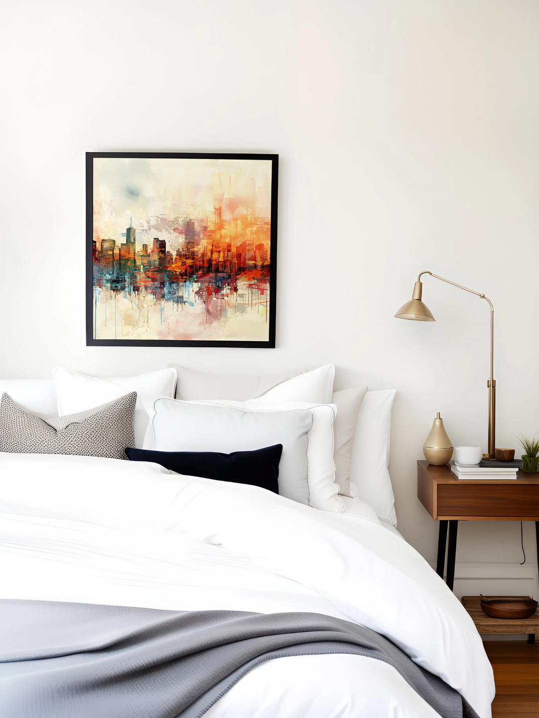 Watercolor Skyline
