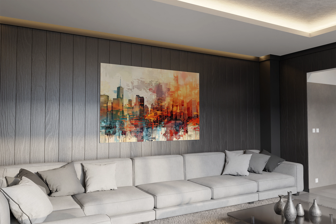 Watercolor Skyline