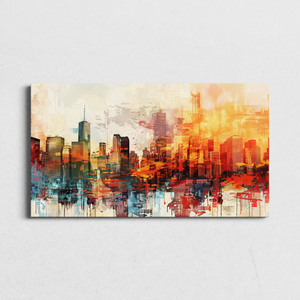 Watercolor Skyline