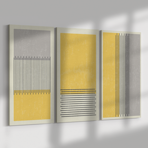Yellow and Grey Stripes