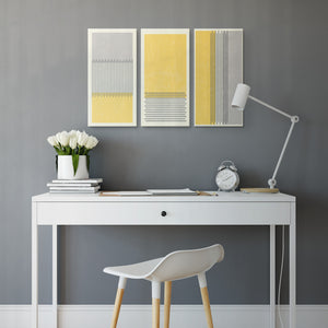 Yellow and Grey Stripes